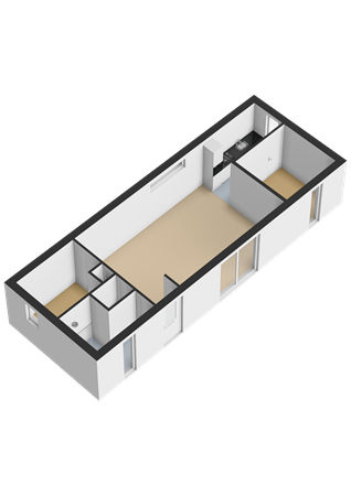 Plattegrond - Zeedijk 24-638, 4504 PN Nieuwvliet - FotoXperience-Woningfotografie-Begane grond - 3D.png